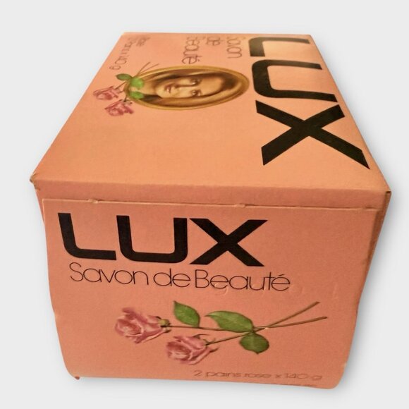 Vintage Lux Pink Beauty Bar Soap 2 Bars 140 ml/4.9 Oz New In Box - Picture 6 of 7